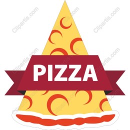 Vibrant Pizza Slice