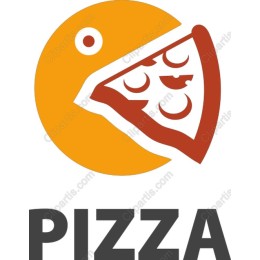 Playful Pizza Slice