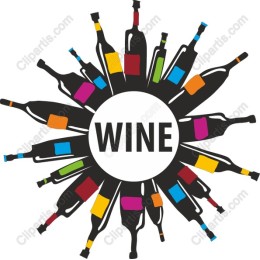 Colorful Wine Bottles