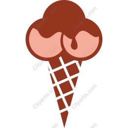 Chocolate Bliss Ice Cream Cone