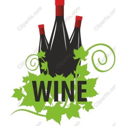 Wine Bottles and Vines