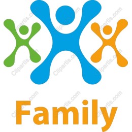 Family - Abstract Figures of Togetherness