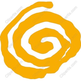 Vibrant Yellow Spiral