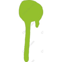 Green Ink Drop