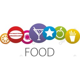 Vibrant Food Icons Collection