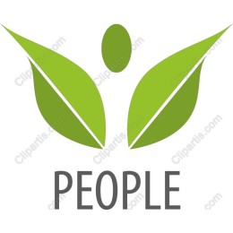 Eco-Friendly Human and Leaf