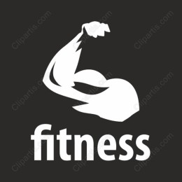 Fitness with Muscular Arm