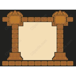 Ancient Civilization Decorative Frame