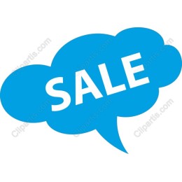 Vibrant SALE Speech Bubble