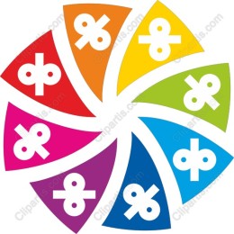 Colorful Swirl Emblem