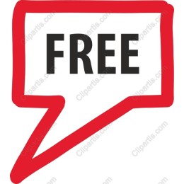 Bold FREE Speech Bubble
