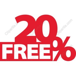 20% FREE Promotional