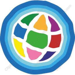 Colorful Abstract Globe