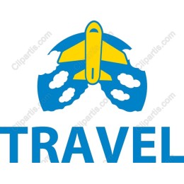 Vibrant Travel Airplane