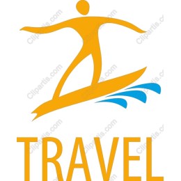 Surfing Travel Icon