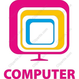 Vibrant Computer Icon