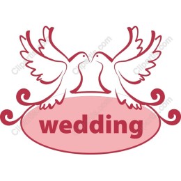 Elegant Wedding Dove