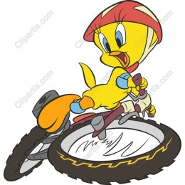 Playful Yellow Bird Bicycle