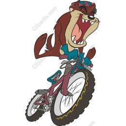 Energetic Character Biking