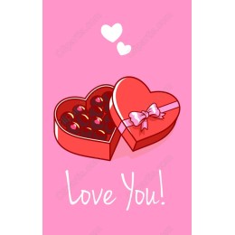 Heart-Shaped Chocolate Box