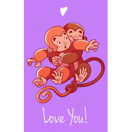 Love You! Monkeys
