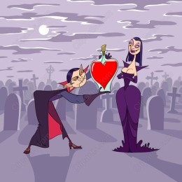 Whimsical Graveyard Love