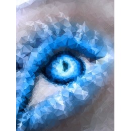 Geometric Blue Eye