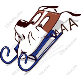 Charming Dog Sled