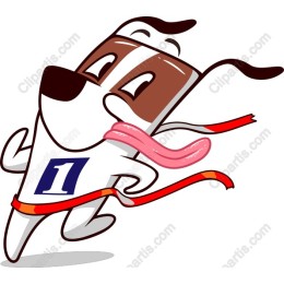 Victorious Canine Runner