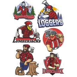Lumberjack Clipart Bundle