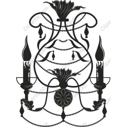 Elegant Chandelier Clipart