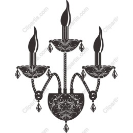 Stunning Vintage Candle Chandelier
