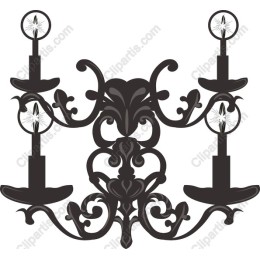 Elegant Vintage Chandelier in Black