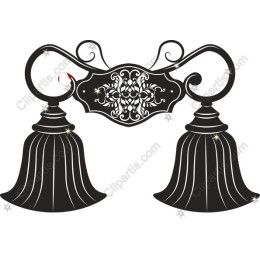 Elegant Vintage Bell Ornament