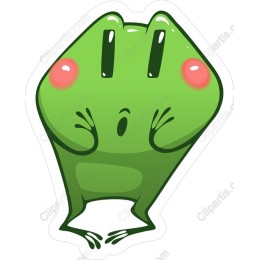 Playful Cartoon Frog