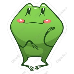 Adorable Cartoon Frog
