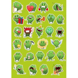Frog Expressions Bundle - 32 Unique