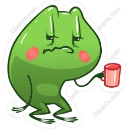 Charming Frog with Mug