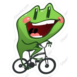 Cheerful Frog Bicycle