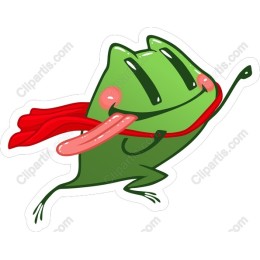 Superhero Frog
