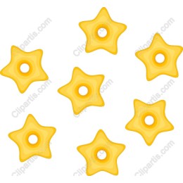 Charming Yellow Star Icons Bundle