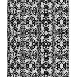 Elegant Black and White Heart Pattern