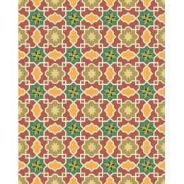 Vibrant Geometric Heritage Pattern