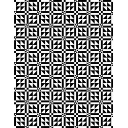 Black and White Geometric Pattern