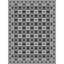 Black and White Geometric Pattern