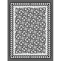 Geometric Pattern - Black and White