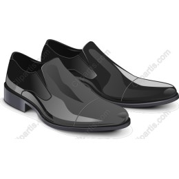 Sleek Black Dress Shoes