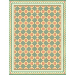 Geometric Diamond Pattern