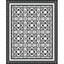 Contemporary Geometric in Black and Gray