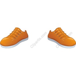 Vibrant Orange Sneakers